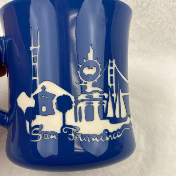 SF Mercantile Artisan Designed San Francisco Etched Coffee Mug 14 oz. - Picture 7 of 12